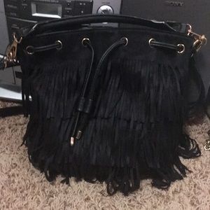 Fringe purse